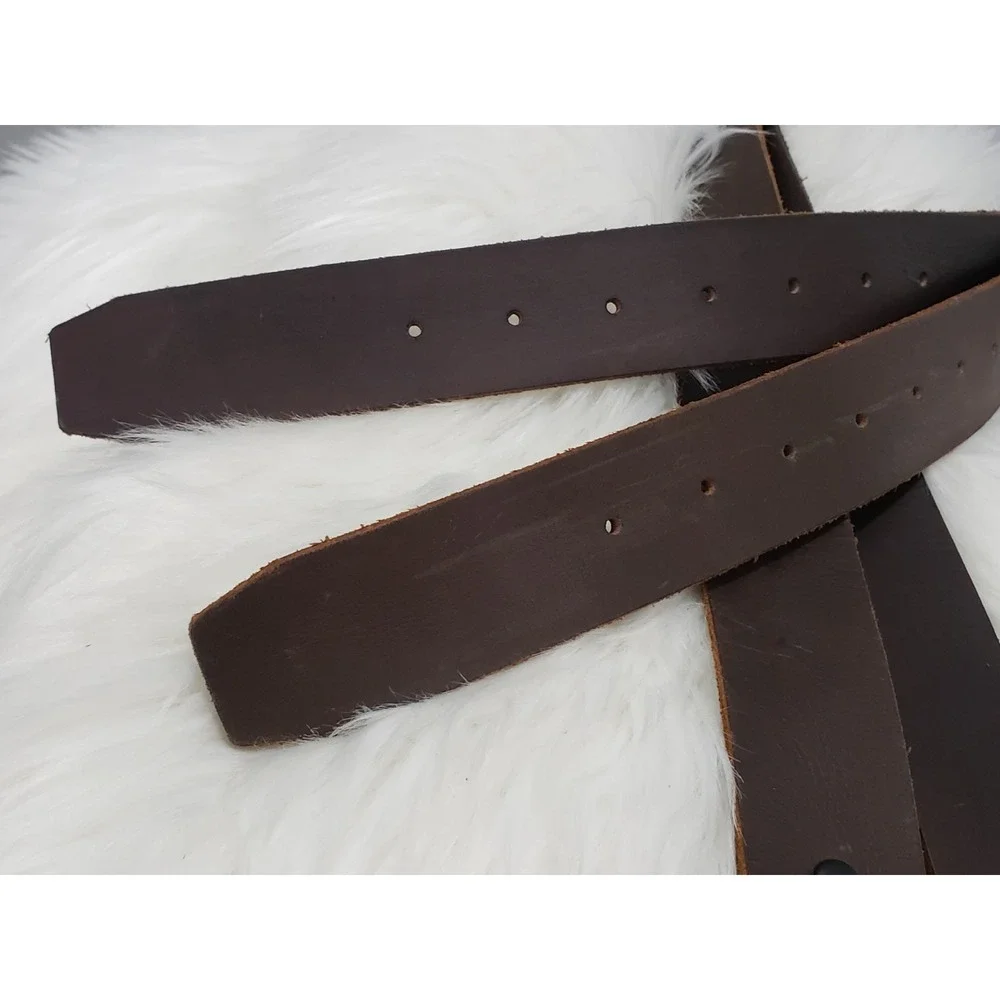 NEW LOT 2 SIZE 30 American Eagle Outfitters Mens Brown Leather Belt y2k surfer
